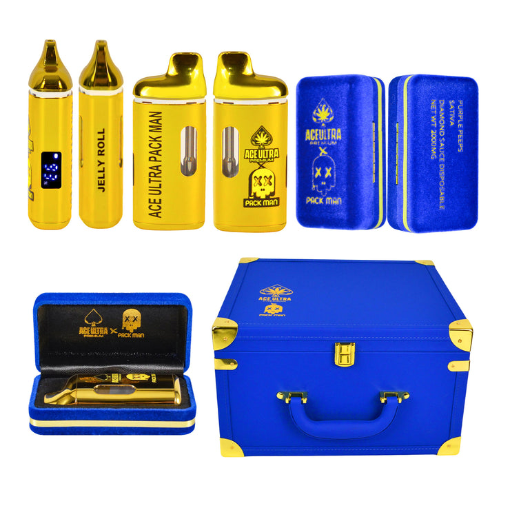 Ace Ultra x Packman 2g Gold Disposable Vapes (500 Units / Per Lot)
