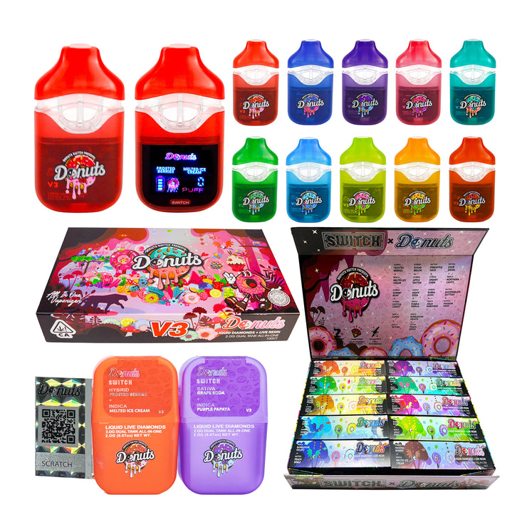 FRYD Donuts 2g Disposable Vapes V3 (800 Units / Per Lot)