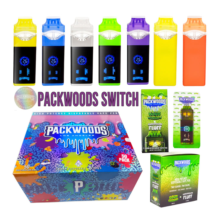 Packwoods 2g Disposable Vape 2ml (500 Units / Per Lot)