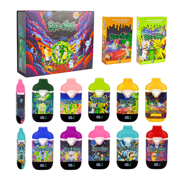 Rick and Morty Switch Dual Chamber 2g Disposable Vapes (500 Units / Per Lot)