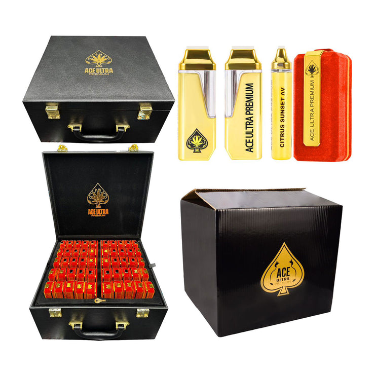 Ace Ultra Premium Black Edition 2g Disposable Vapes (800 Units / Per Lot)