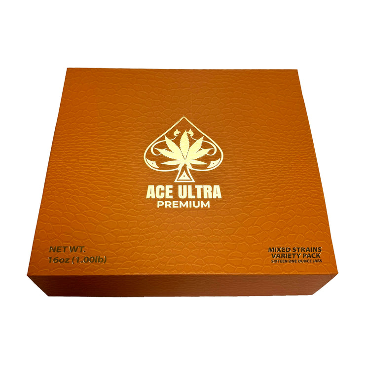 Ace Ultra Premium 1lb Concentrate Jars [1 Box / 16 Jars = 1 lb] (10 Units / Per Lot)
