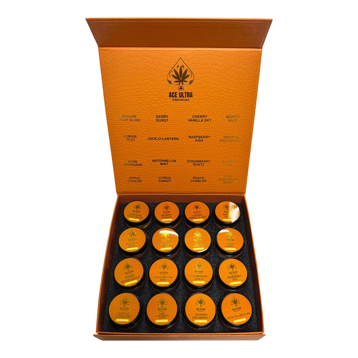 Ace Ultra Premium 1lb Concentrate Jars [1 Box / 16 Jars = 1 lb] (10 Units / Per Lot)