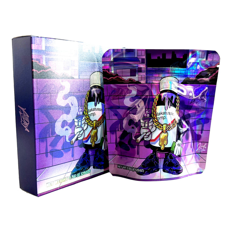 Allday 3.5g Holographic Bag with Matching Box Design (500 Units / Per Lot)