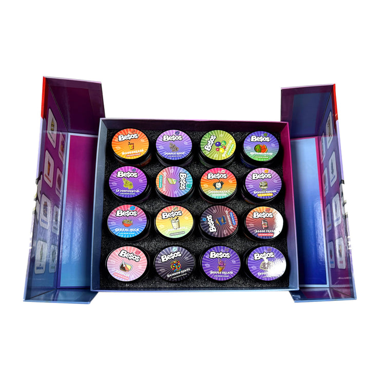 Besos Variety 1lb Concentrate Jars [1 Box / 16 Jars = 1 lb] (10 Units / Per Lot)