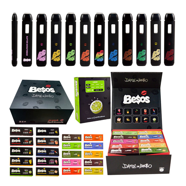 New Besos 2g Disposable Vapes (500 Units / Per Lot)