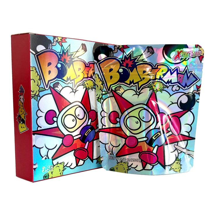 Bomberman 3.5g Holographic Bag with Matching Box Design (500 Units / Per Lot)