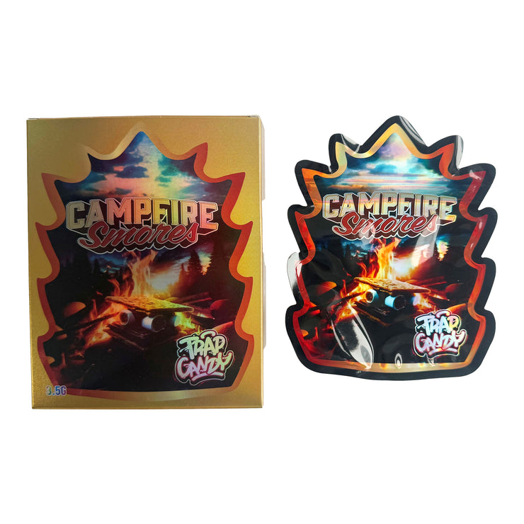 Campfire Smones 3.5g Holographic Bag with Matching Box Design (500 Units / Per Lot)