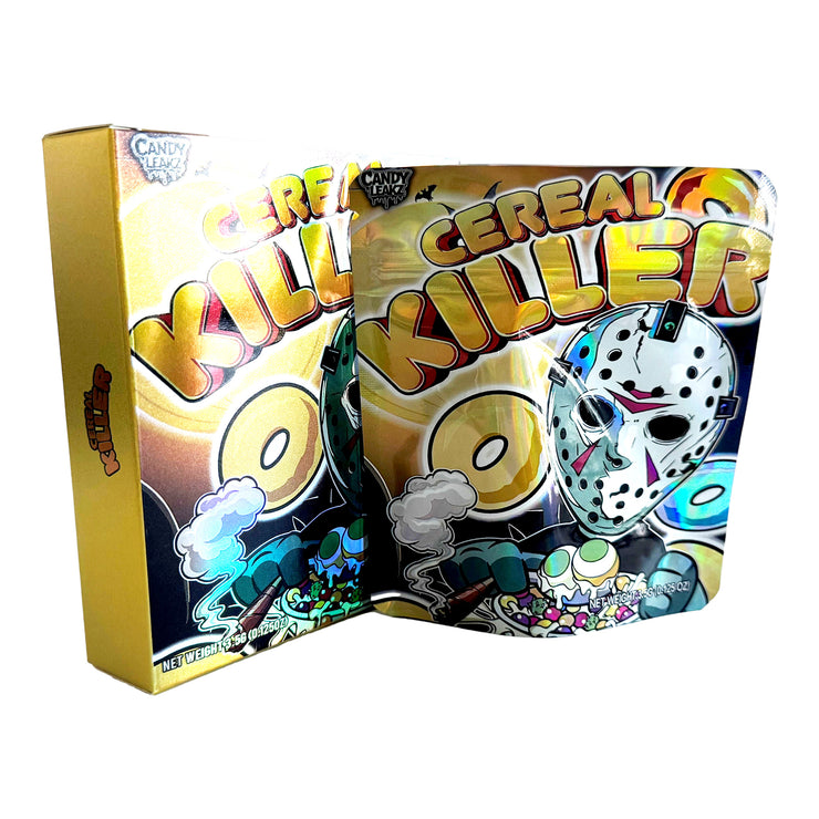 Cereal Killer 3.5g Holographic Bag with Matching Box Design (500 Units / Per Lot)