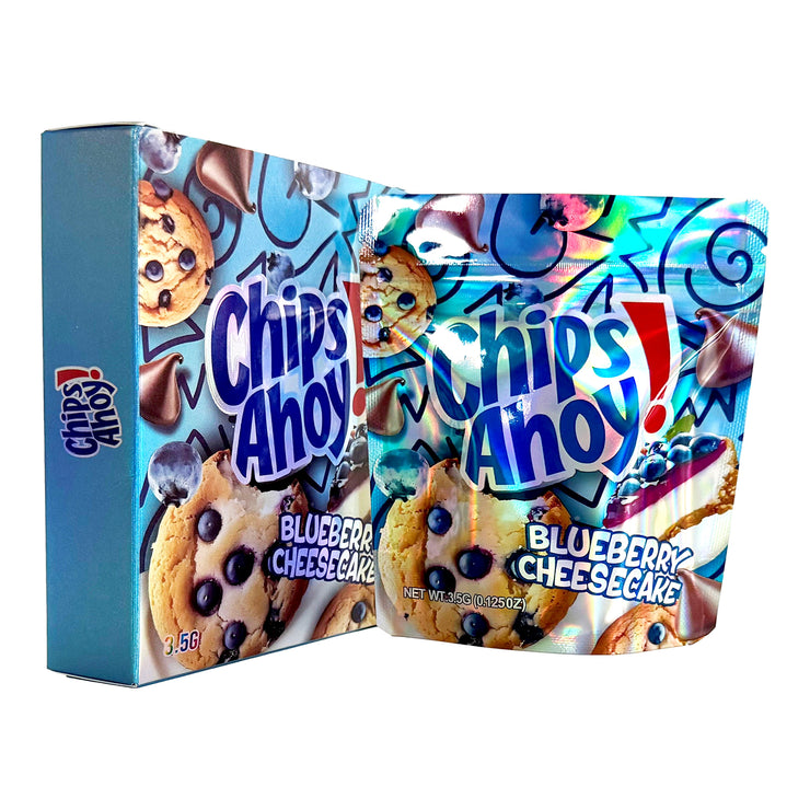 Chips Ahoy Cheese Cake 3.5g Holographic Bag with Matching Box Design (500 Units / Per Lot)