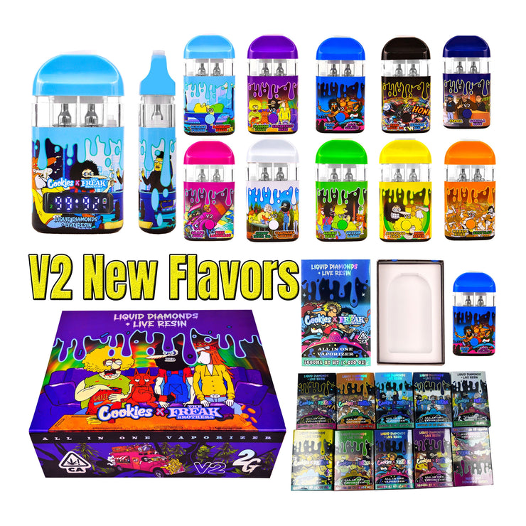 Cookies x Freak Bros. V2 2g Dual Disposable Vape (500 Units / Per Lot)