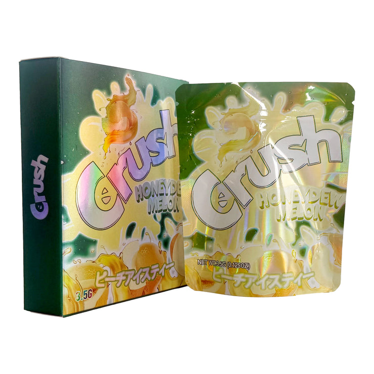 Crush Honeydew Melon 3.5g Holographic Bag with Matching Box Design (500 Units / Per Lot)
