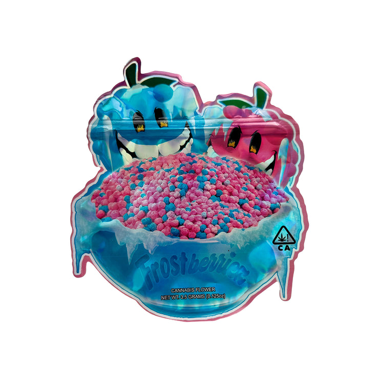 Frost Berriez 3.5g Holographic Die Cut Shape Bag (500 Units / Per Lot)