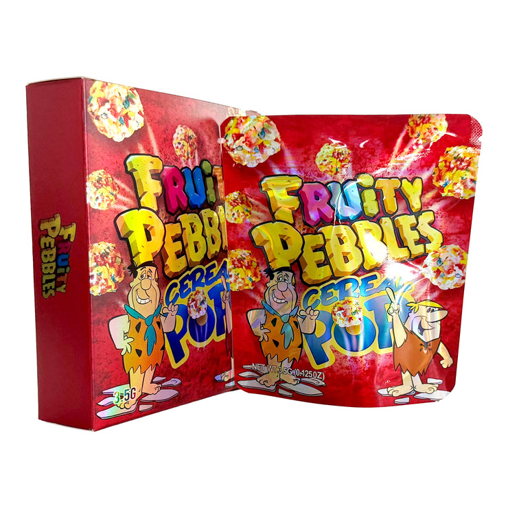 Fruity Pebbles Cerea Pop 3.5g Holographic Bag with Matching Box Design (500 Units / Per Lot)