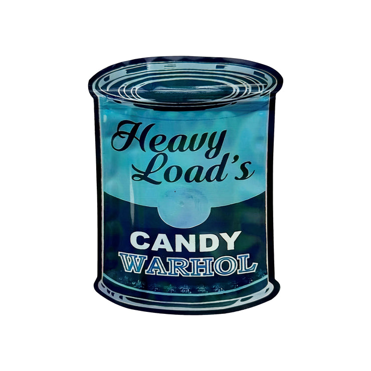 Heavy Loads Candy Warhol 3.5g Holographic Die Cut Shape Bag (500 Units / Per Lot)