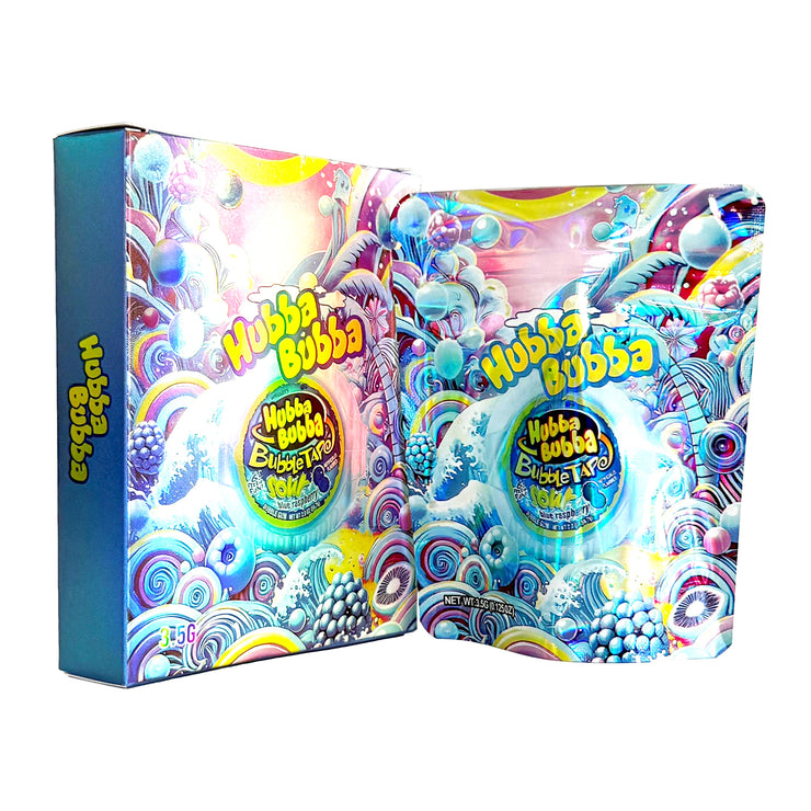 Hubba Bubba Bubble Tape Sour 3.5g Holographic Bag with Matching Box Design (500 Units / Per Lot)