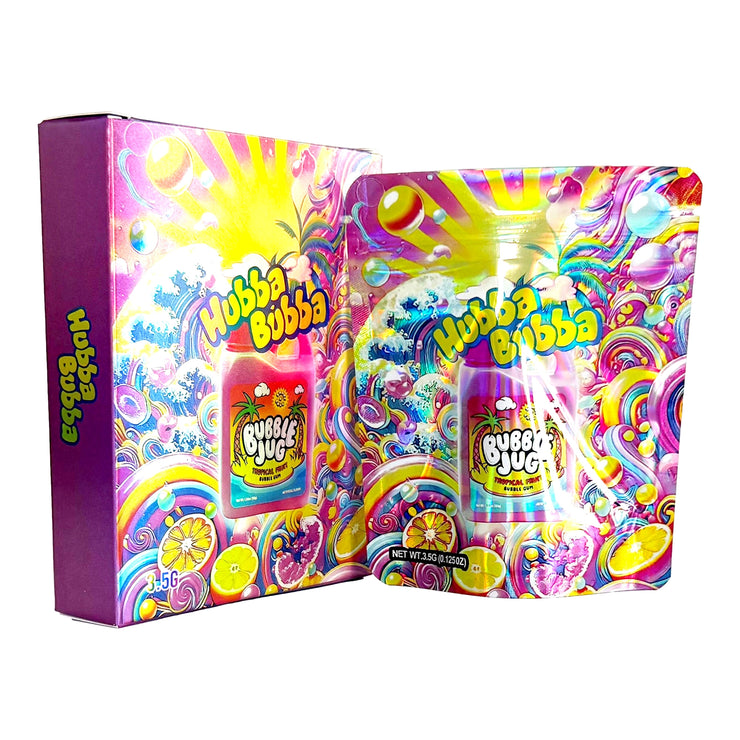 Hubba Bubba Bubble Jug 3.5g Holographic Bag with Matching Box Design (500 Units / Per Lot)