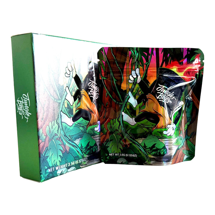 Jungle Boys 3.5g Holographic Bag with Matching Box Design (500 Units / Per Lot)