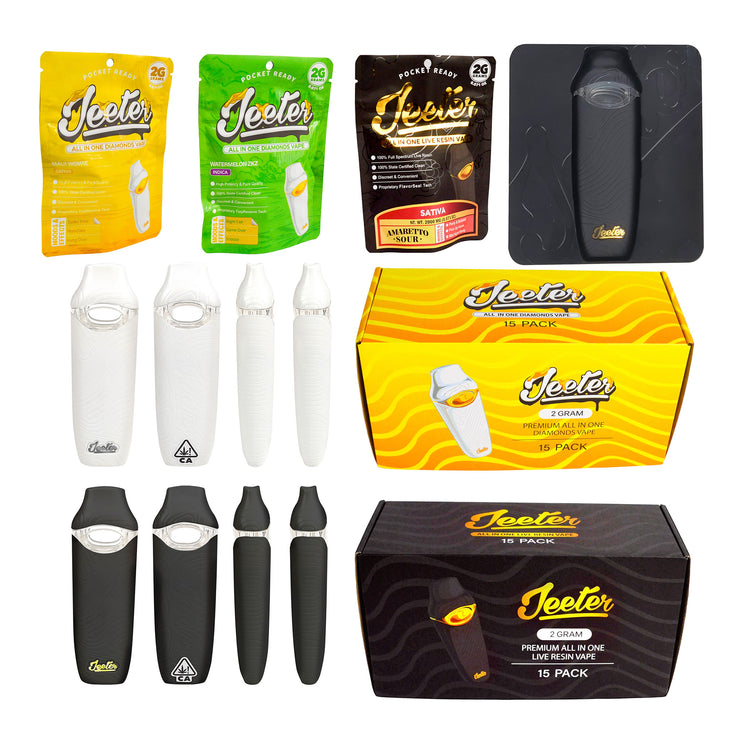 New Jeeter Juice 2g Postless Pocket Disposable Vapes (600 Units / Per Lot)