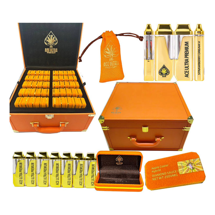 Ace Ultra Premium Orange 2g Disposable Vapes (300 Units / Per Lot)