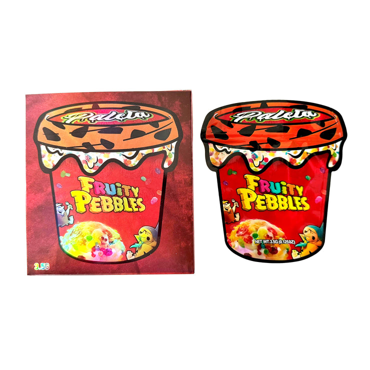 Paleta Fruity Pebbles 3.5g Holographic Bag with Matching Box Design (500 Units / Per Lot)