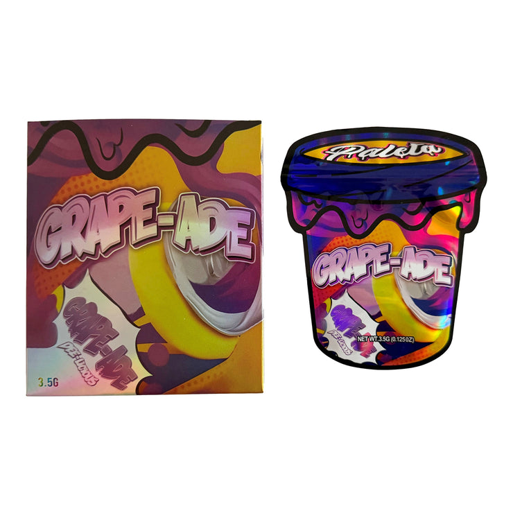 Paleta Grape Ade 3.5g Holographic Bag with Matching Box Design (500 Units / Per Lot)