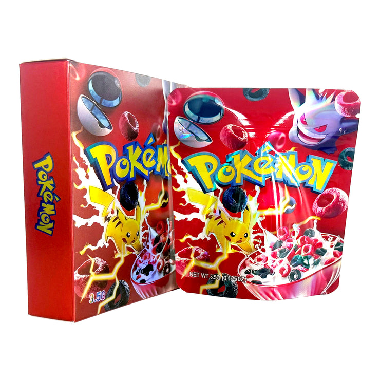 Pokemon 3.5g Holographic Bag with Matching Box Design (500 Units / Per Lot)