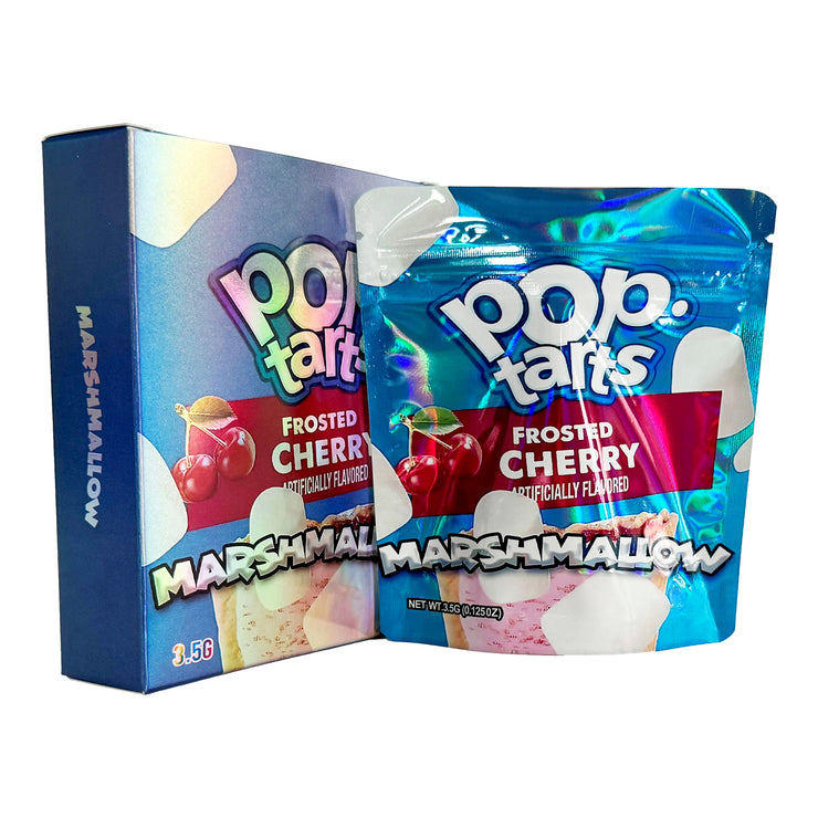 Pop Tarts Frosted Cherry Marshmallow 3.5g Holographic Bag with Matching Box Design (500 Units / Per Lot)