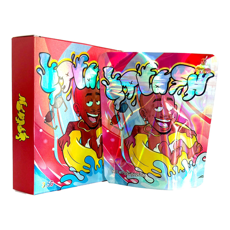 Splash 3.5g Holographic Bag with Matching Box Design (500 Units / Per Lot)