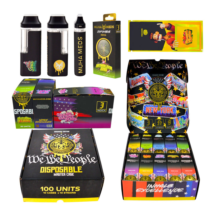 Summer Muha Meds 2g 2025 Disposable Vapes (1000 Units / Per Lot)