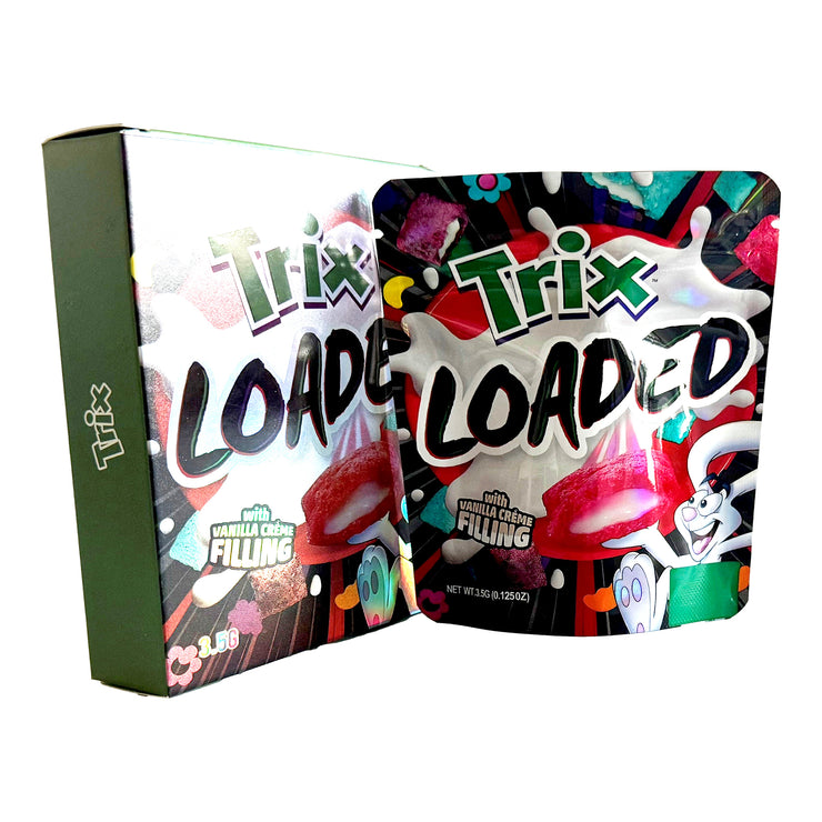 Trix Loaded 3.5g Holographic Bag with Matching Box Design (500 Units / Per Lot)