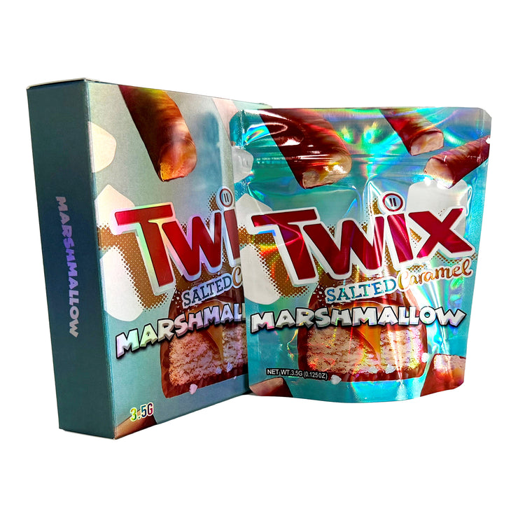 Twix Salted Marshmallow 3.5g Holographic Bag with Matching Box Design (500 Units / Per Lot)