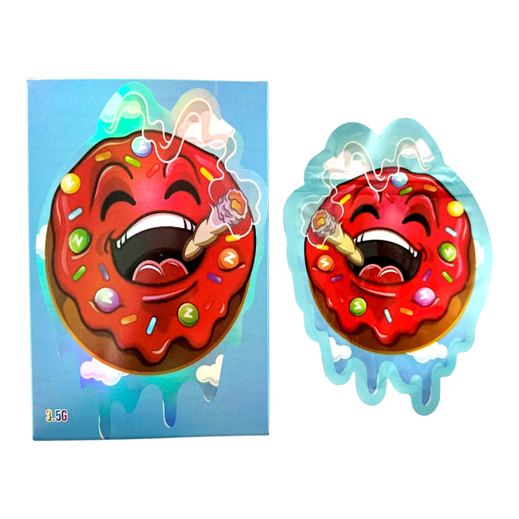 Wampire Donut 3.5g Holographic Bag with Matching Box Design (500 Units / Per Lot)