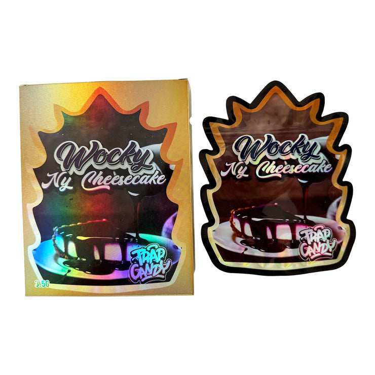 Wocky Ny Chesscake 3.5g Holographic Bag with Matching Box Design (500 Units / Per Lot)